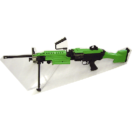Two tone A&K M249 Mk2 -full stock